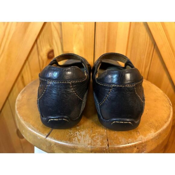 Born Womens Brown Leather Mary Jane Shoe Hook Loop Closure Size 8 - Picture 4 of 12